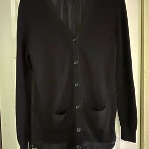 CAbi Elegant Black Cardigan Sweater